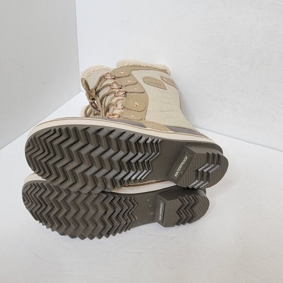 Sorel Tofino II Holiday Snow Boots Winter Tan Insulated Size 6 - Picture 14 of 16